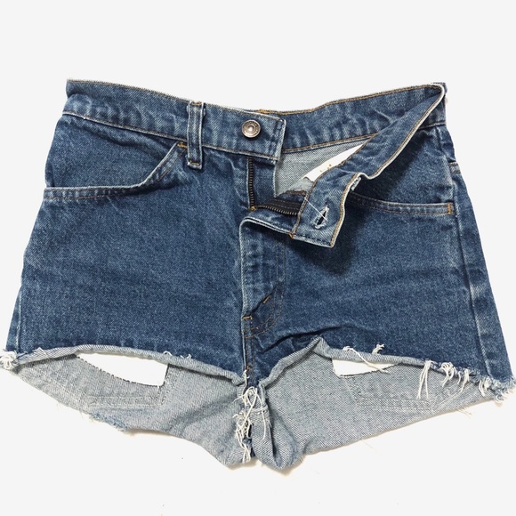 🚫SOLD•E✝️SY🚫 Levi’s Vintage Orange Tab Shorts - Picture 2 of 8